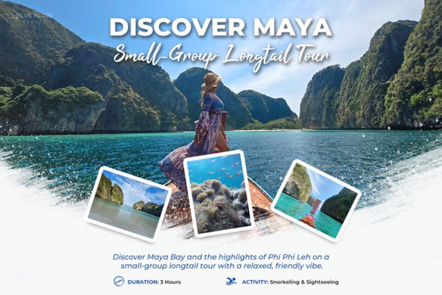Discover Maya small-group longtail tour to Maya Bay in Koh Phi Phi