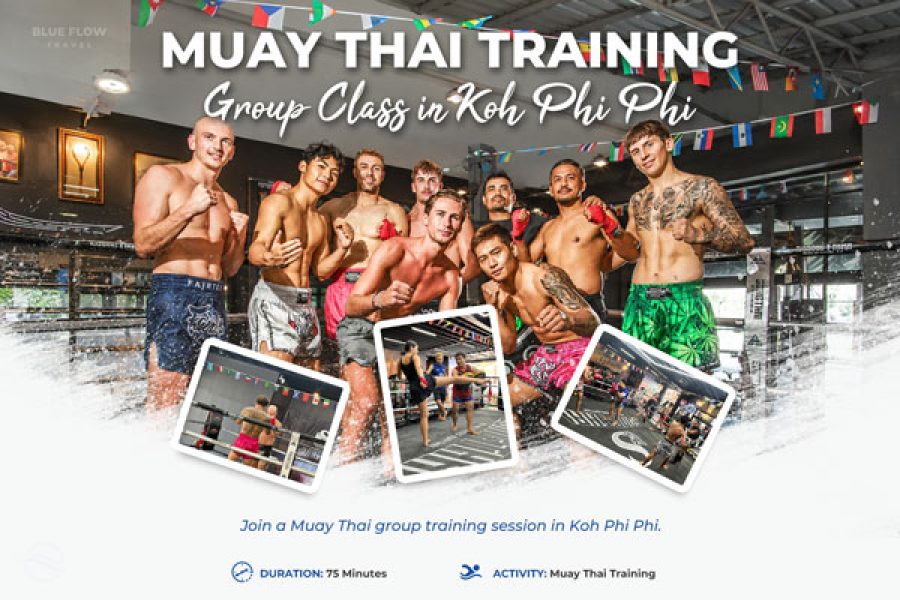 Muay Thai Training Experience in Koh Phi Phi, group class for beginners and experienced participants